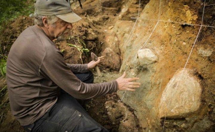 archaeological layers dig triquet island heiltsuk nation