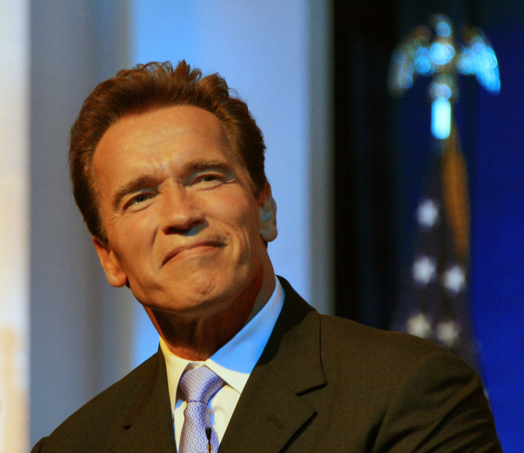 Arnold Schwarzenegger misspelled celebrity names