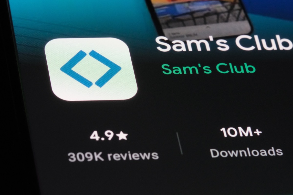 Sam's Club app 