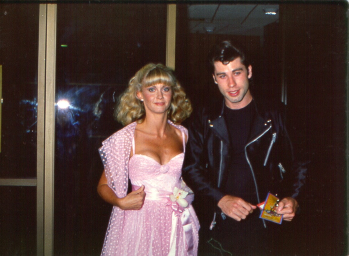 Olivia-Newton John and John Travolta at the Grease premiere in 1978