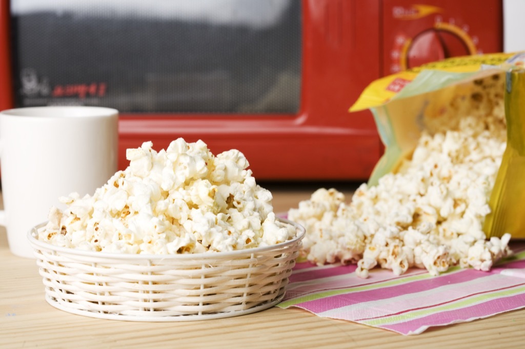 microwave popcorn stay sharp