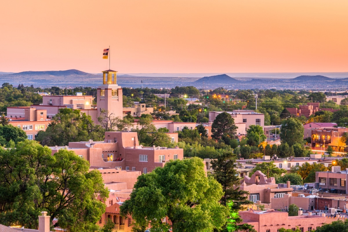 santa fe new mexico skyline