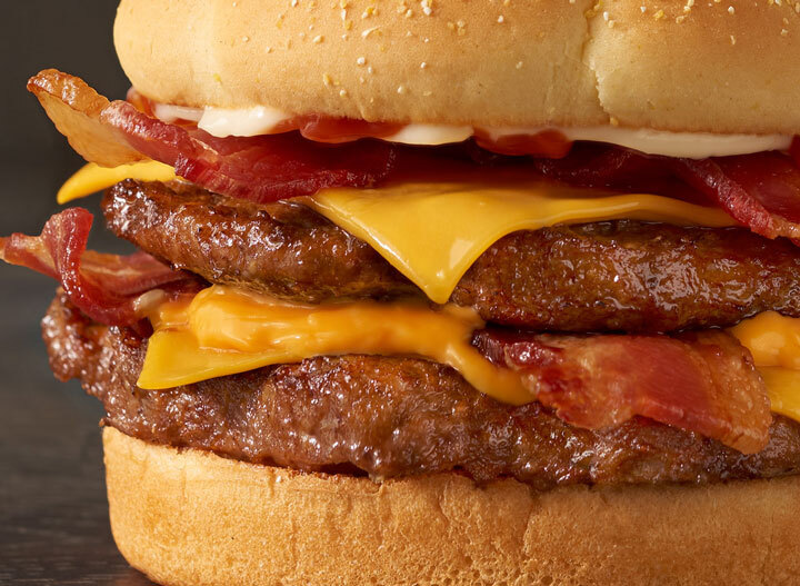 checkers baconzilla burger