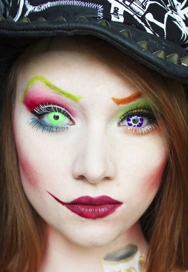 Mad Hatter #2  |  11 Creepy and Cool Halloween Makeup Ideas to Try This Year |  HerBeauty