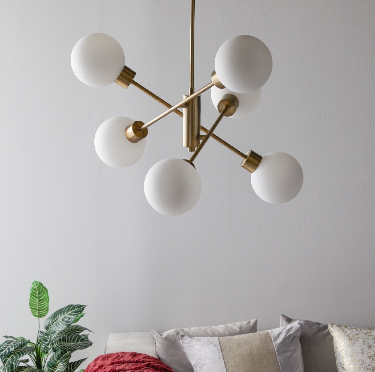 An Antique Brass Chandelier From Walmart {Walmart Shopping}