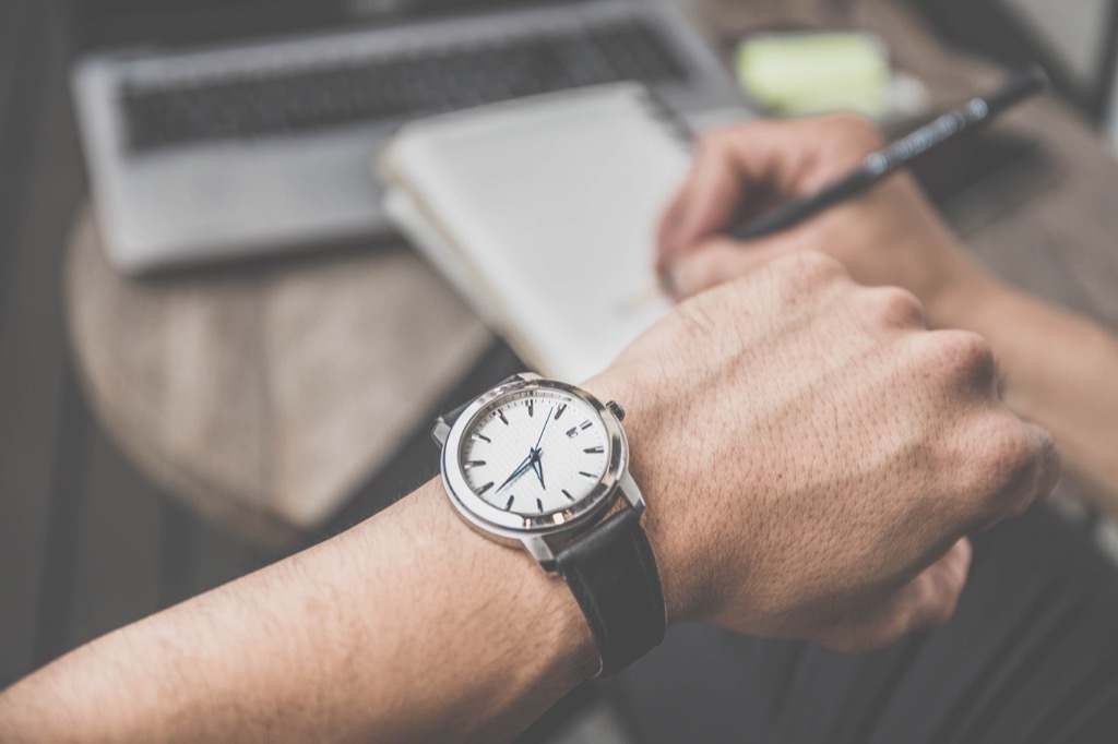 Looking at watch - gynecologist secrets