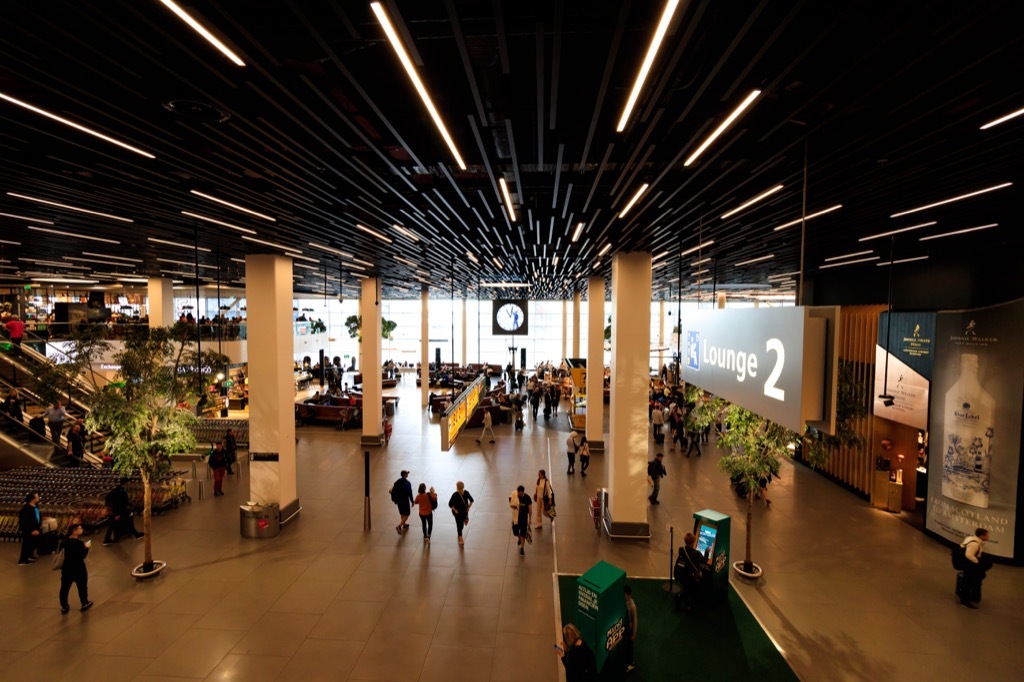 interior view of amsterdam schiphol