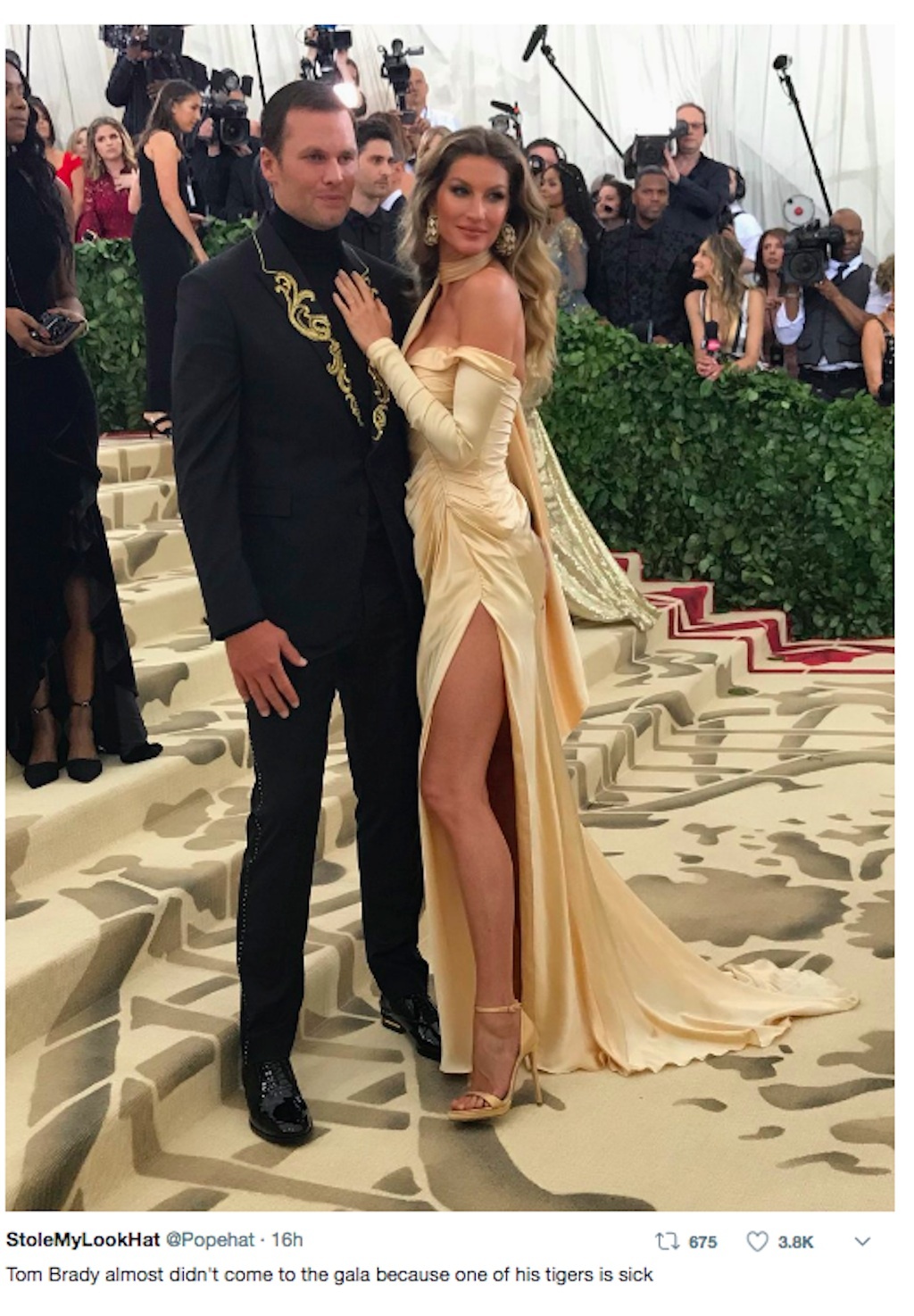 tom brady roasted at met gala