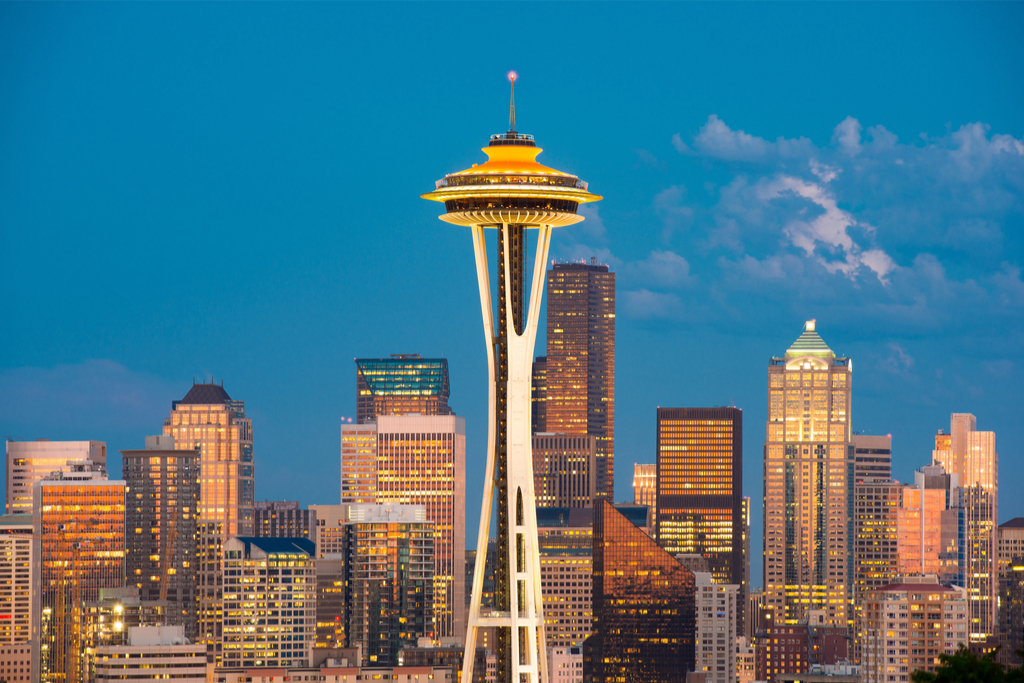 Space Needle Seattle {Worst Cities for Staying Monogamous}