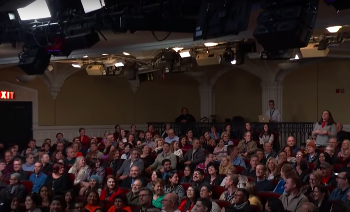 The audience during an episode of