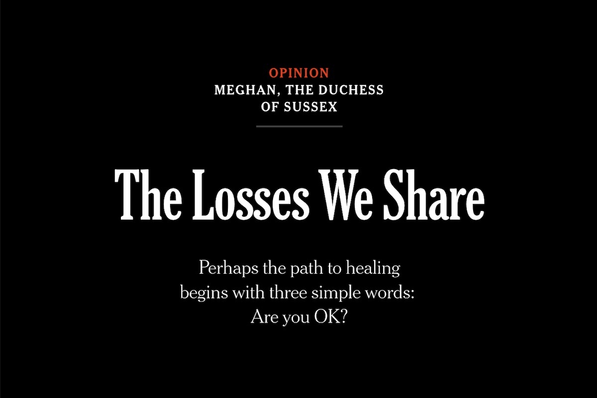 meghan markle writes essay for