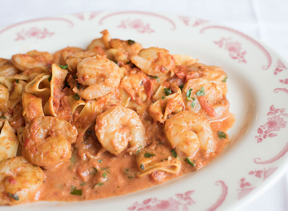 Shrimp dish at Maggiano's