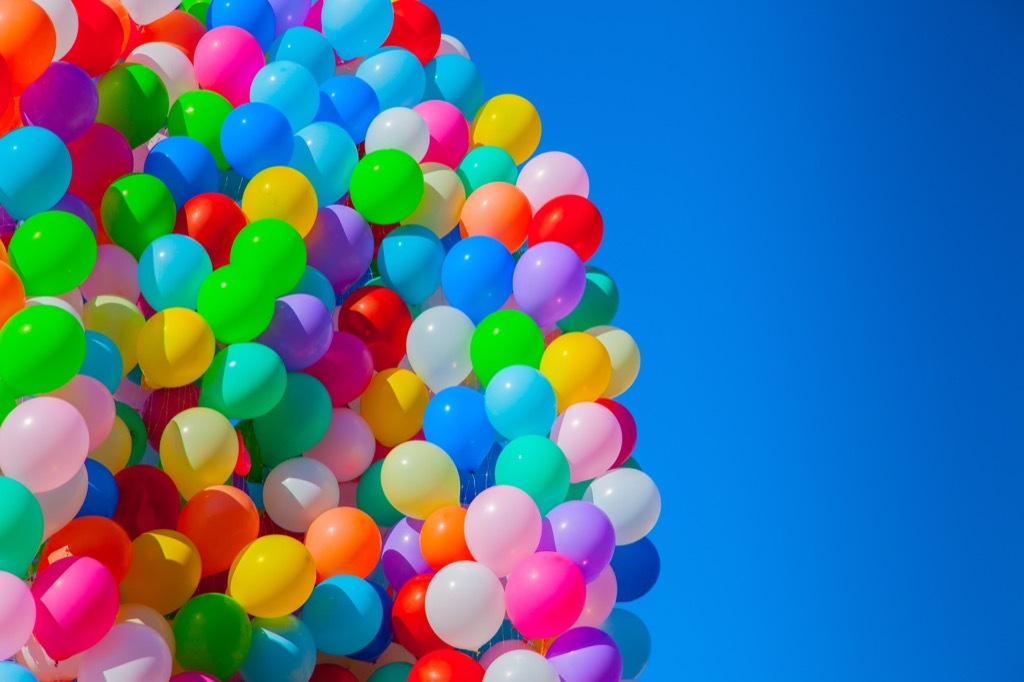 red balloons help the earth