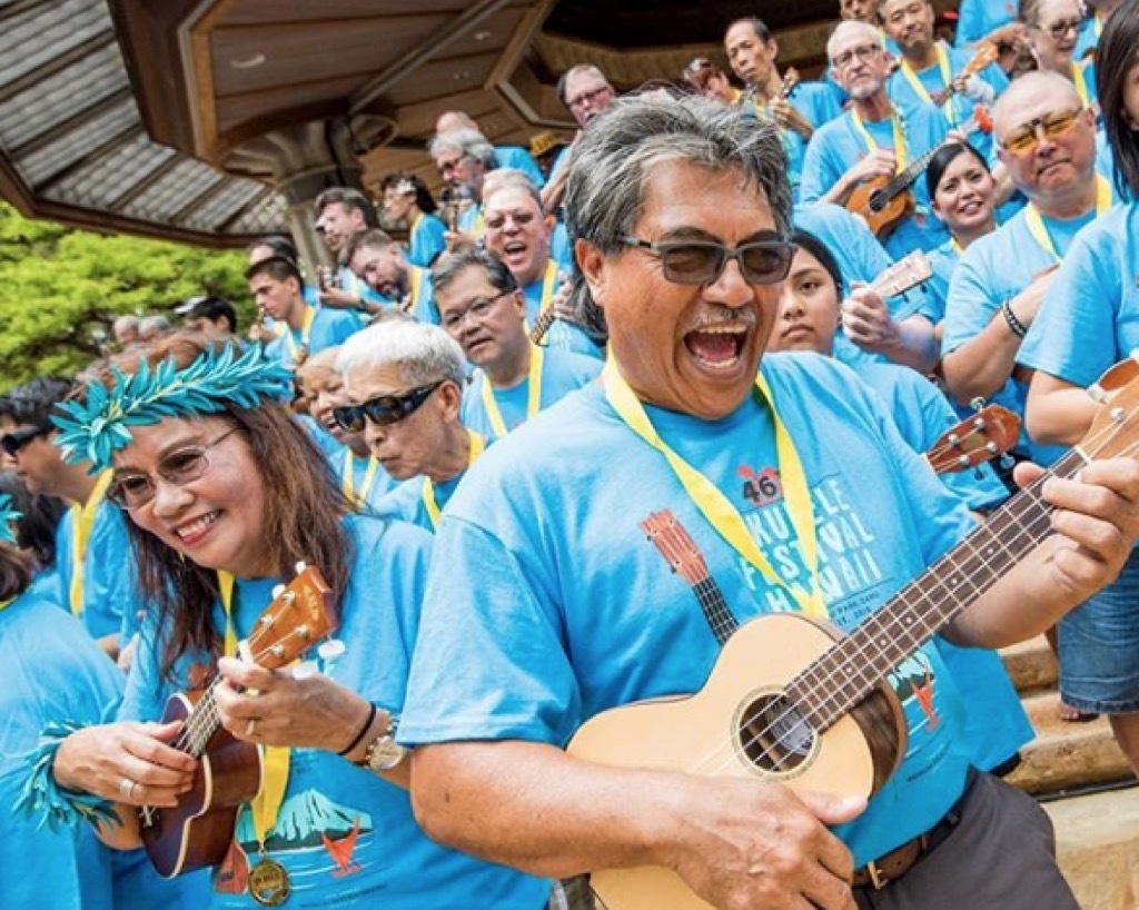Ukelele Festival Hawaii performers