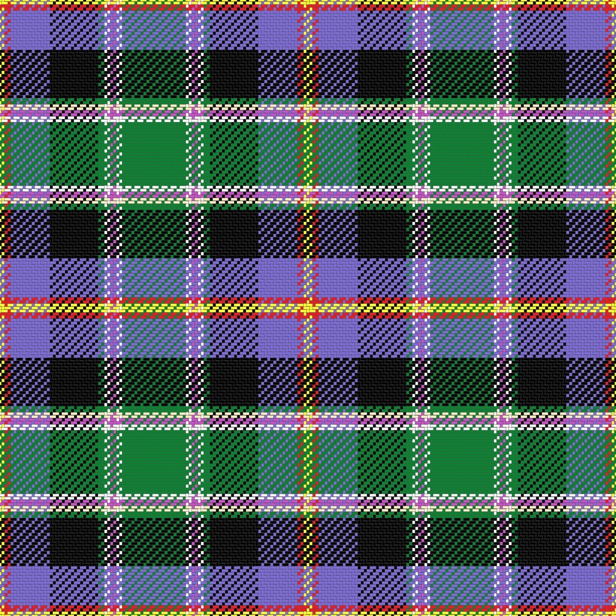 Colorado state tartan pattern