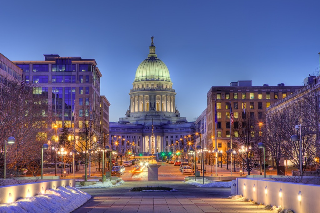 Madison, happiest cities, fittest cities