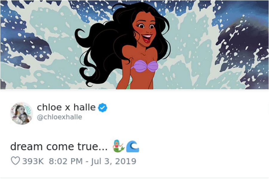 Halle Bailey as Little Mermaid | dream come true | HerBeauty