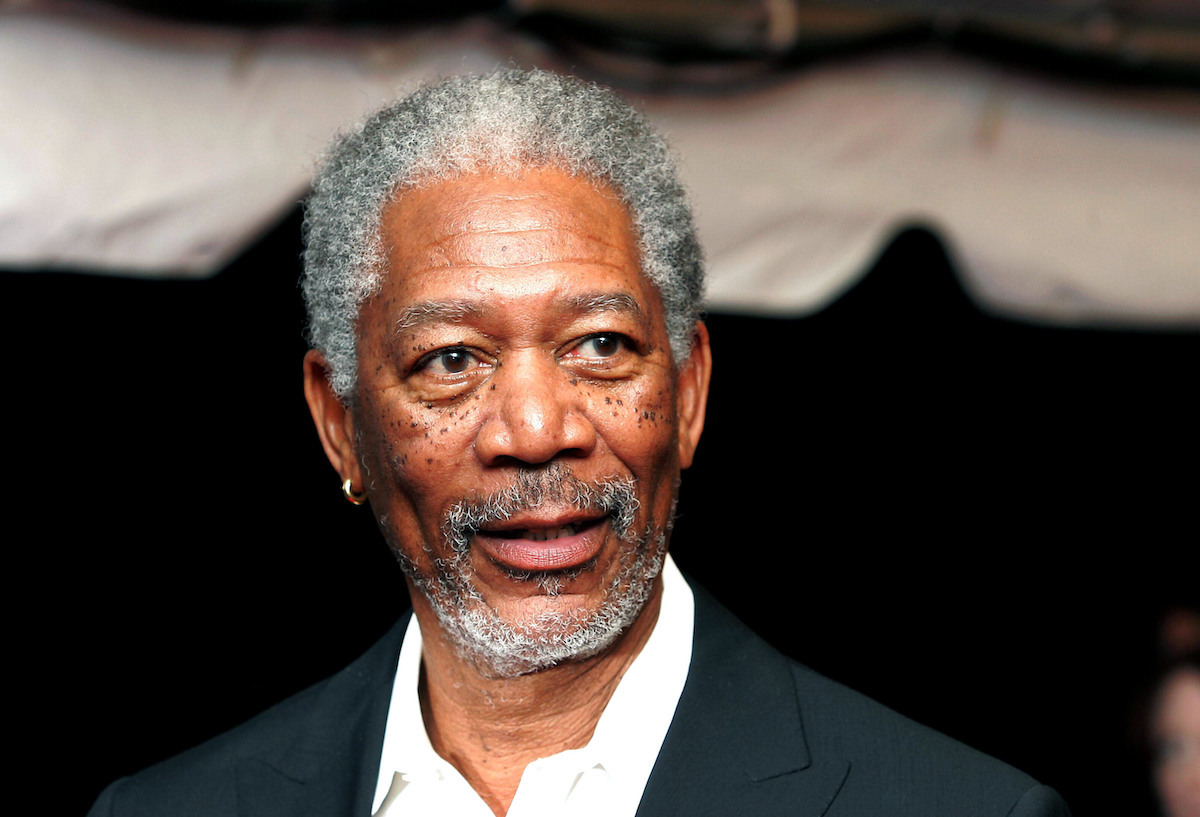 Morgan Freeman at the premiere of 