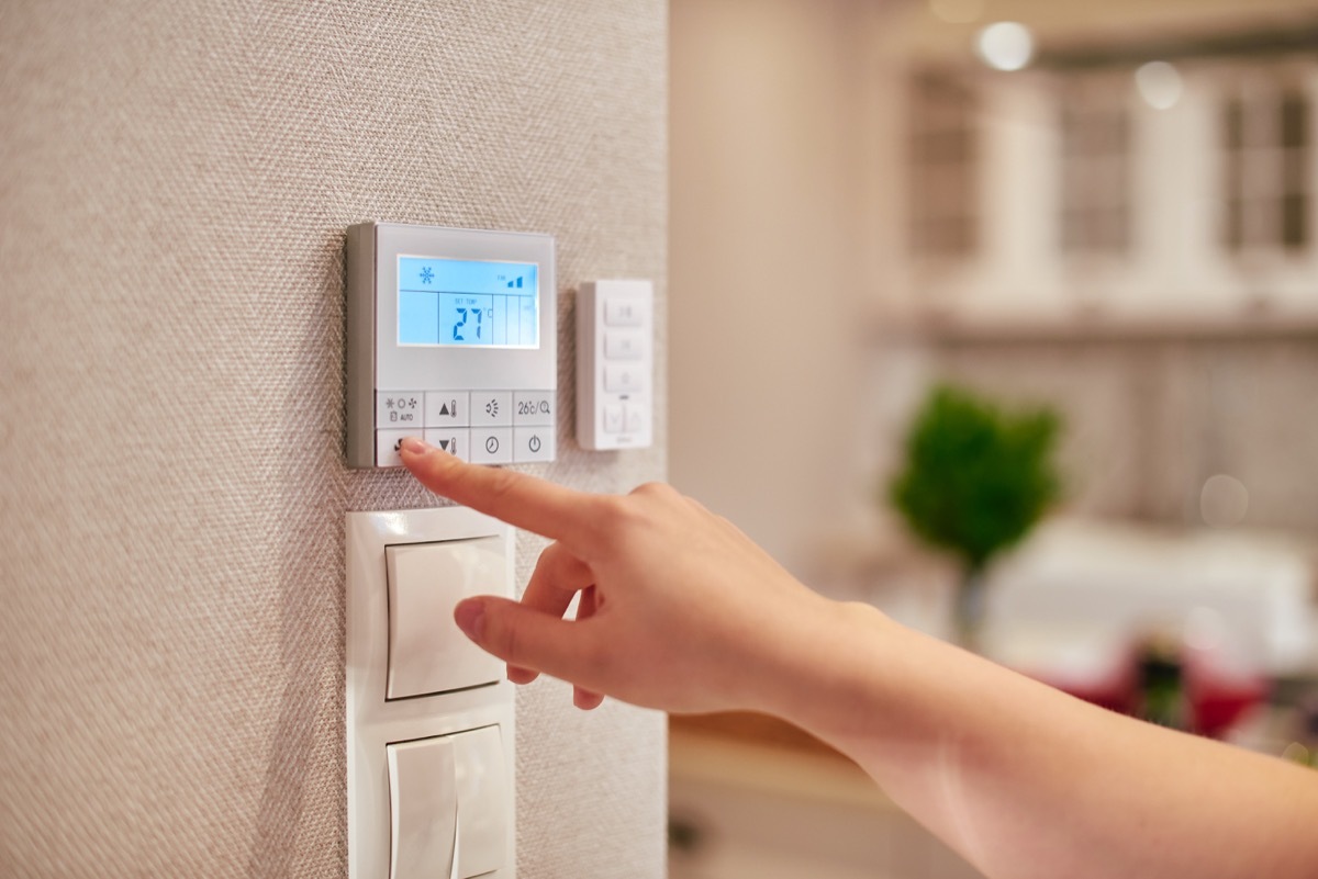 thermostat in cooler part of the home, relationship white lies