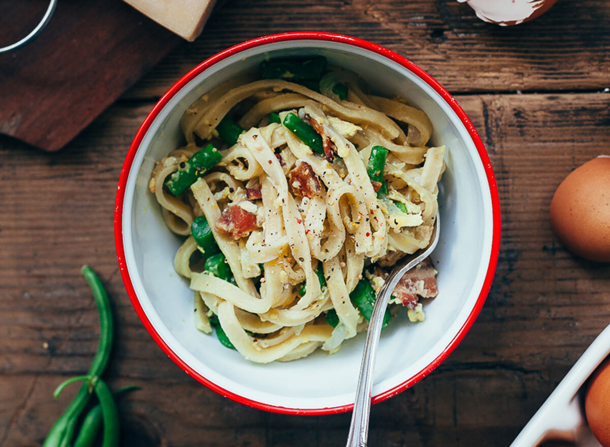 fettuccine carbonara