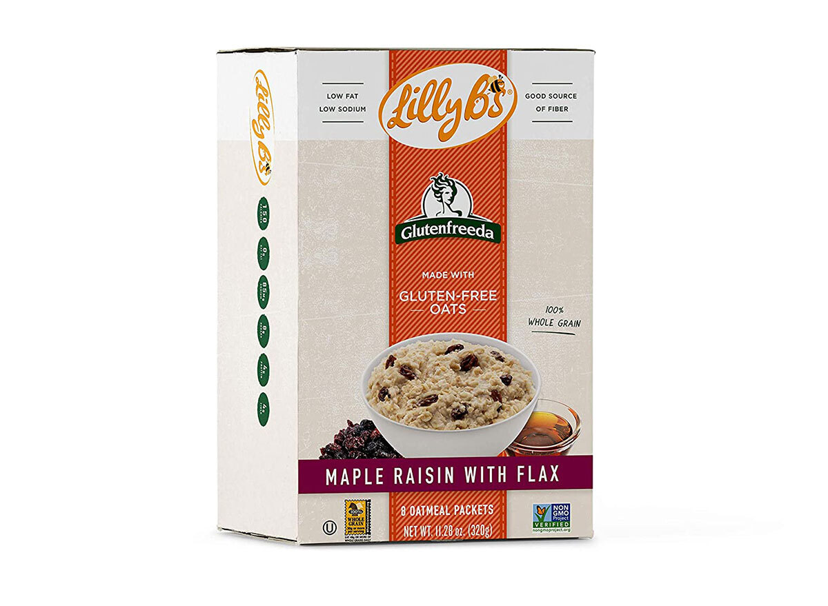 lilly bs maple raisin flax oats