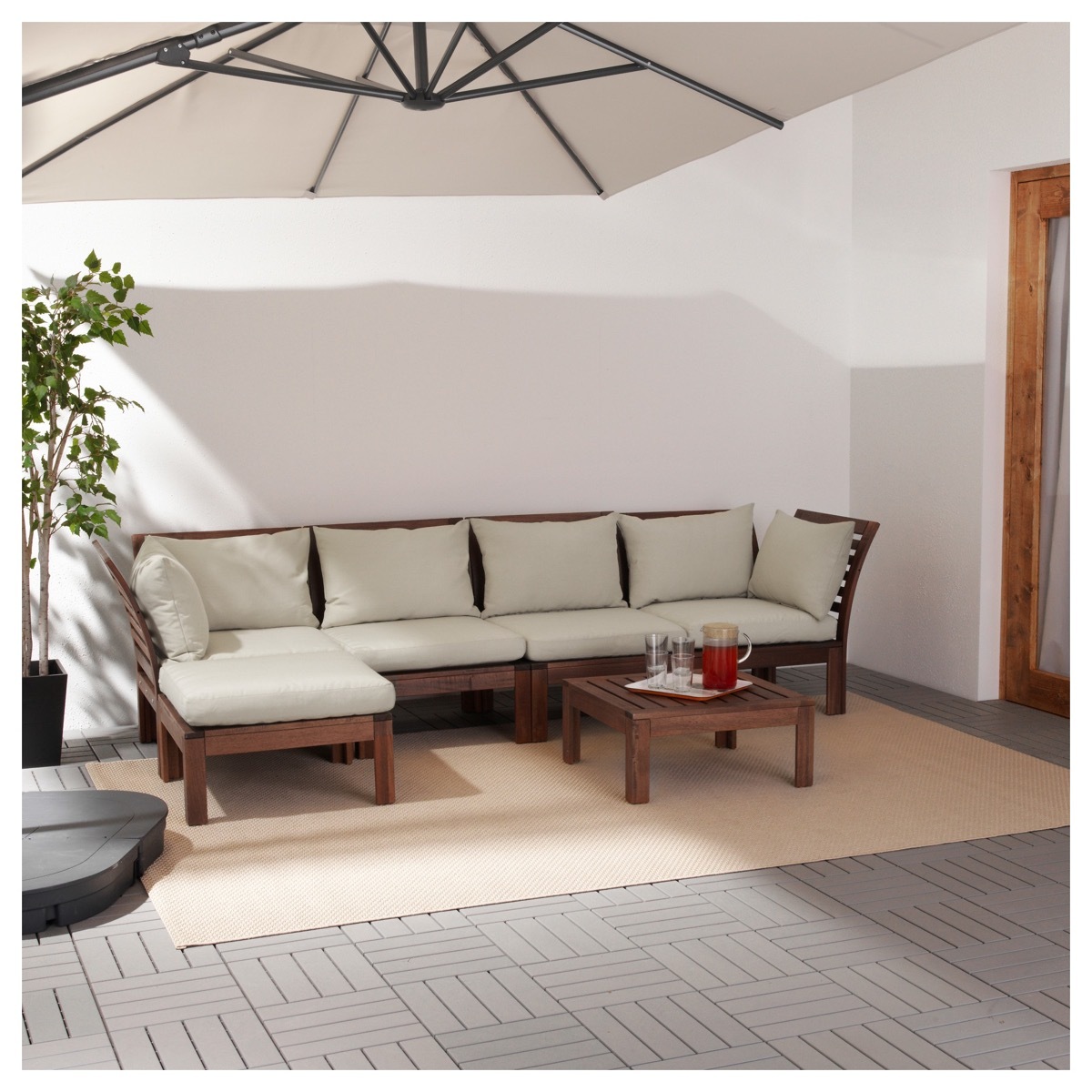 An Outdoor Sofa From Ikea {Save Money on Furniture}