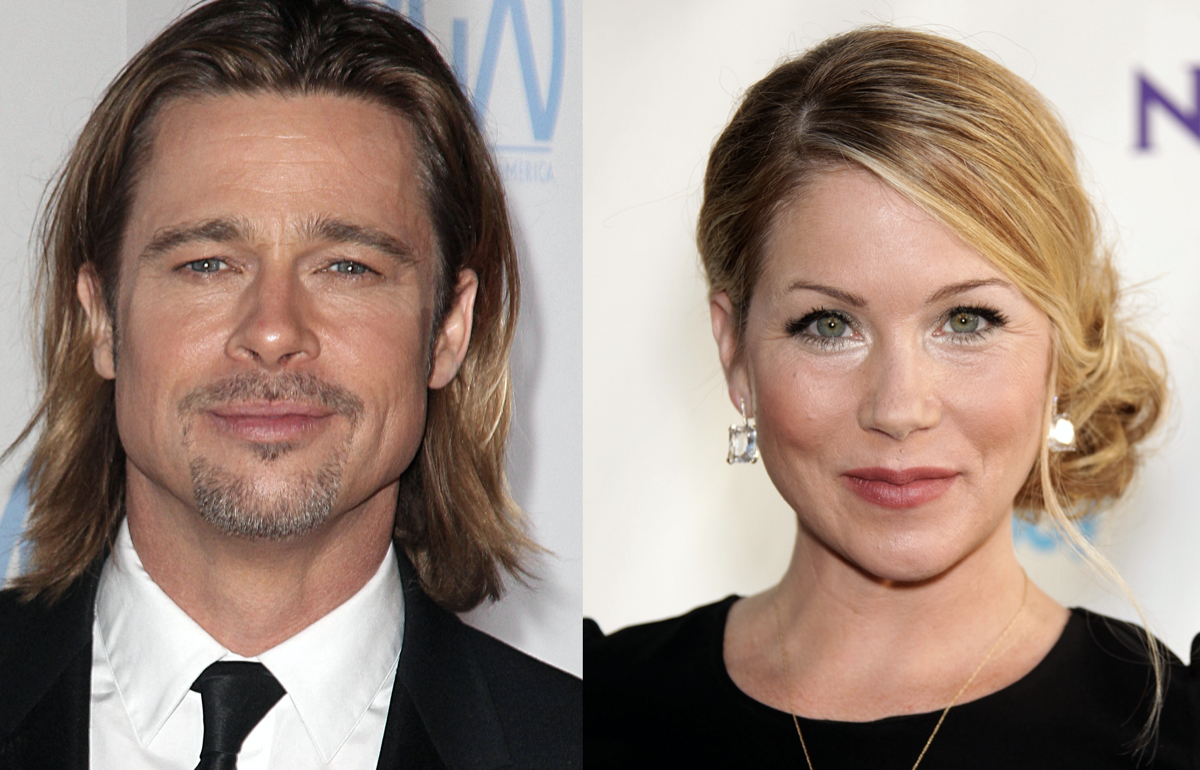 Brad Pitt and Christina Applegate