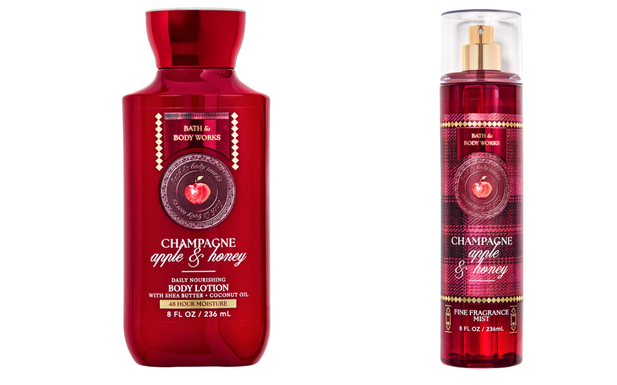 Campagne Apple and Honey body lotion and body spray from Bath & Body Works