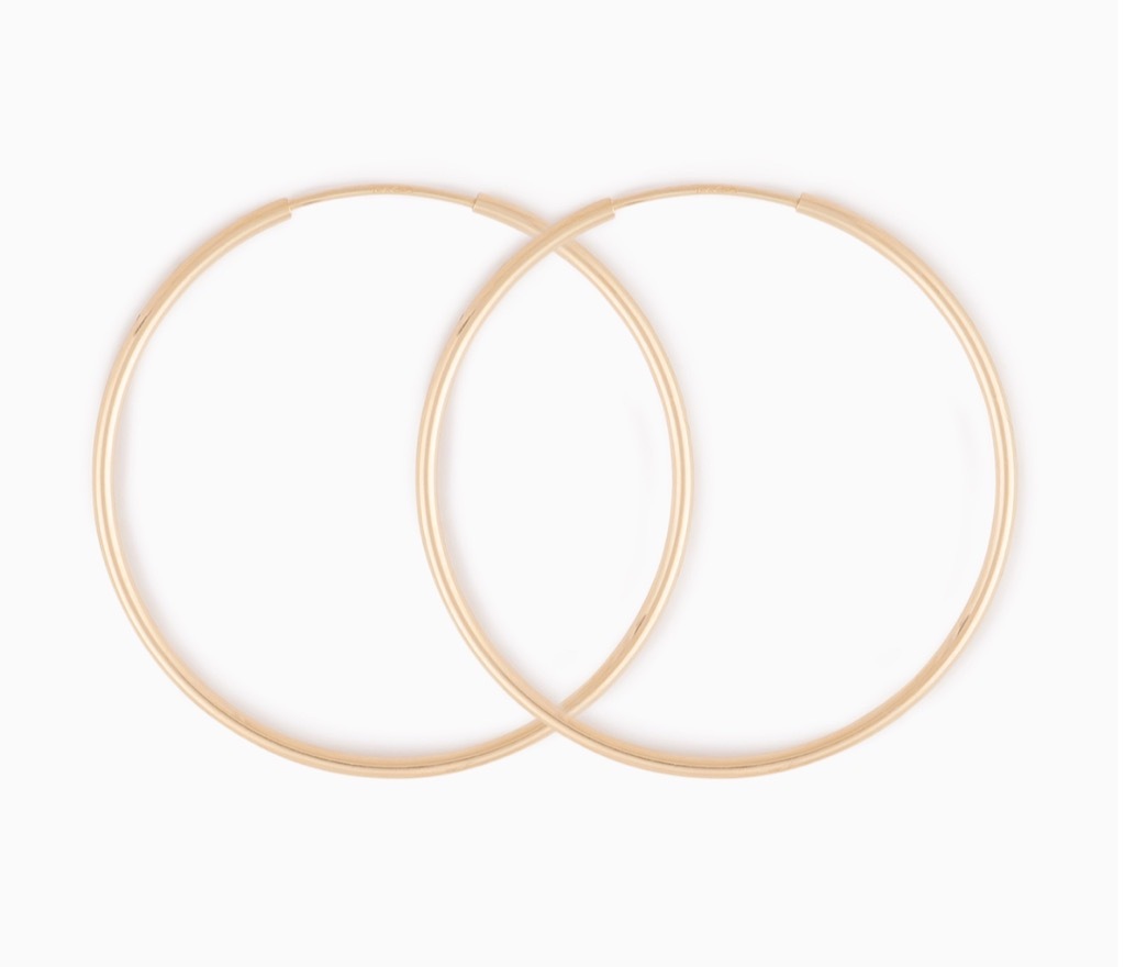 gold hoops over 50 accessories