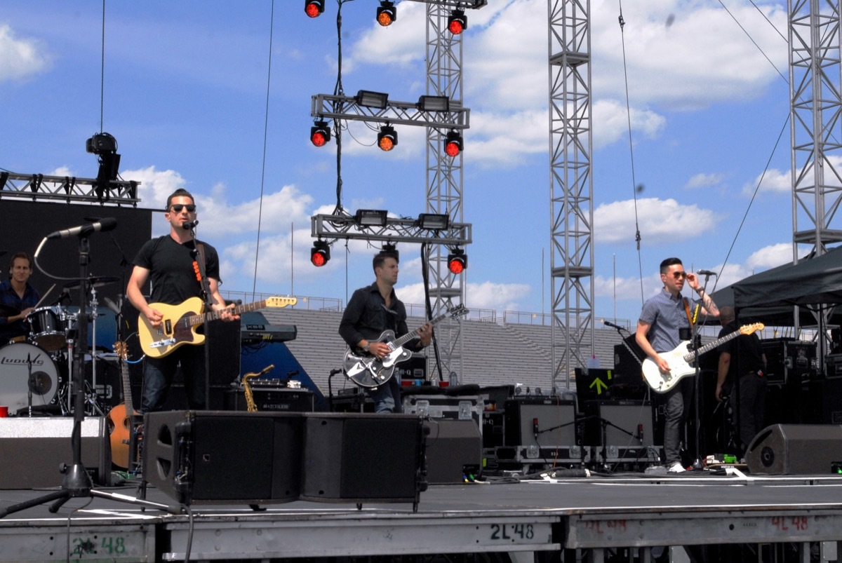 OAR rock band performing on stage