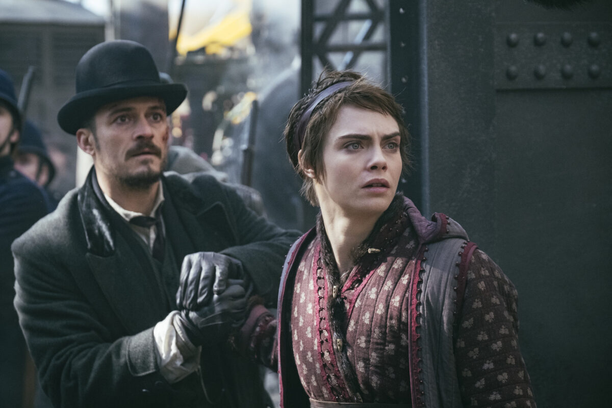 Orlando Bloom and Cara Delevingne in