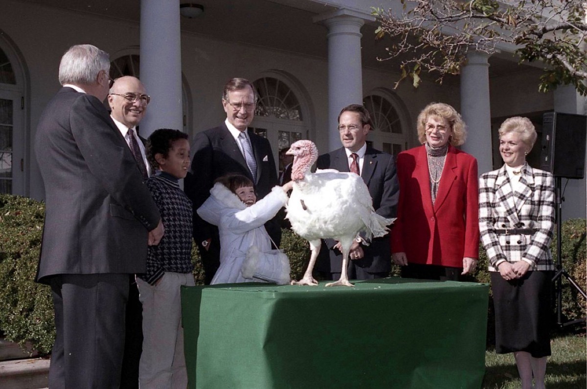 Turkey Pardon George H.W. Bush