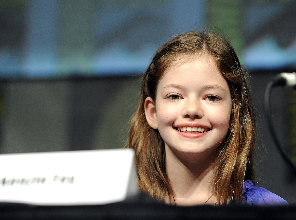 young mackenzie foy at comic-con