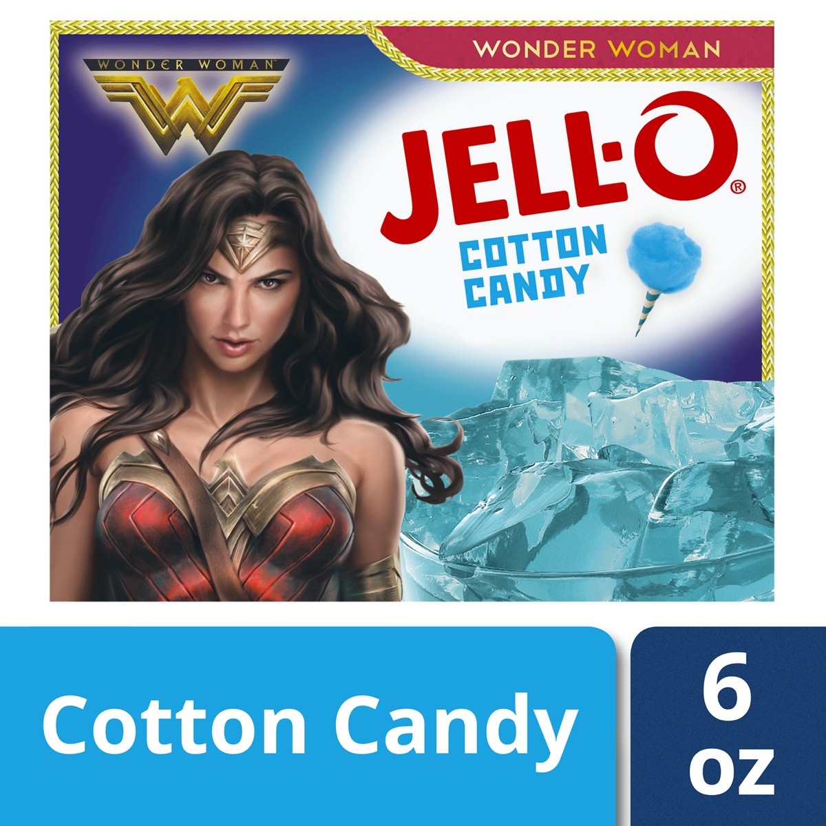 Cotton candy flavored Jell-O