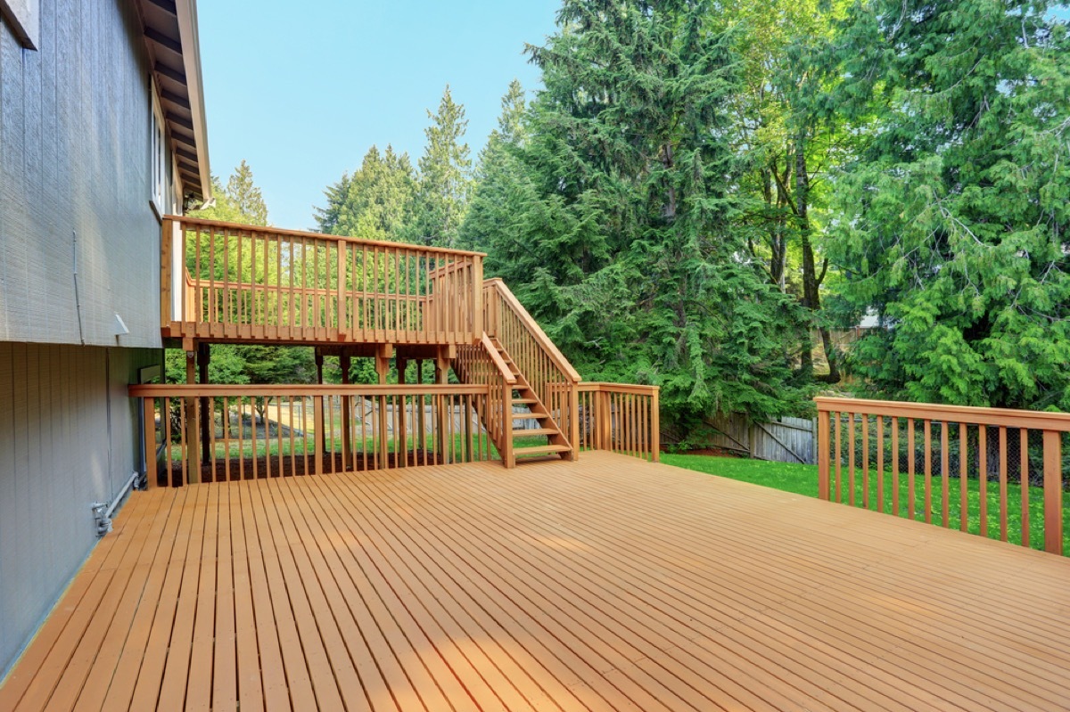 wooden deck home problems