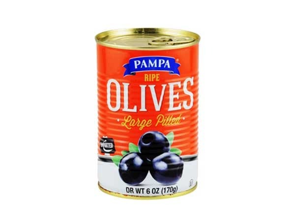 pampa ripe pitted black olives