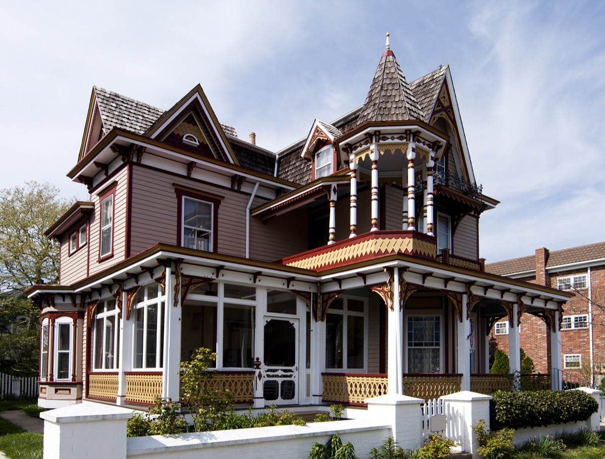 Home with ornate woodwork