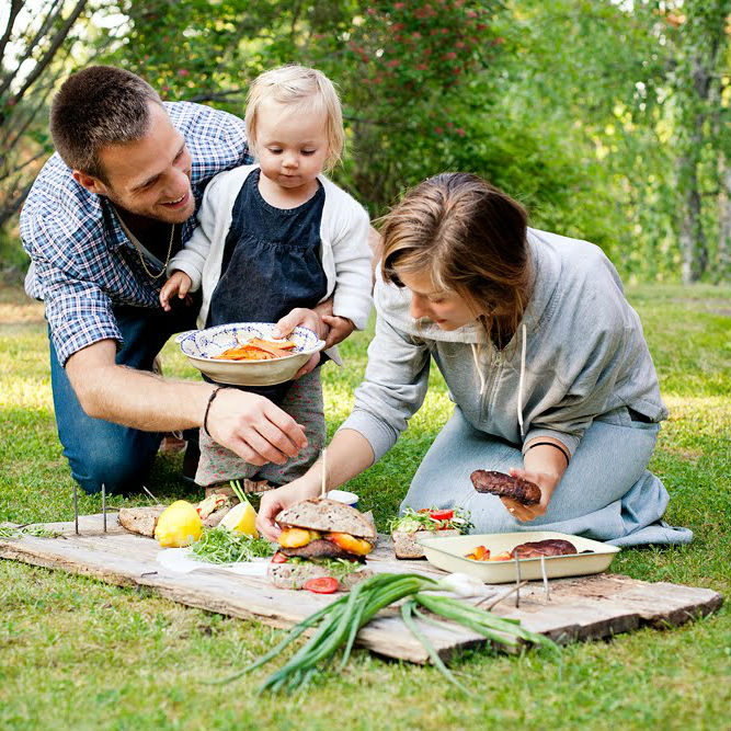 David, Luise and Elsa - an awesome GreenKitchen Family!