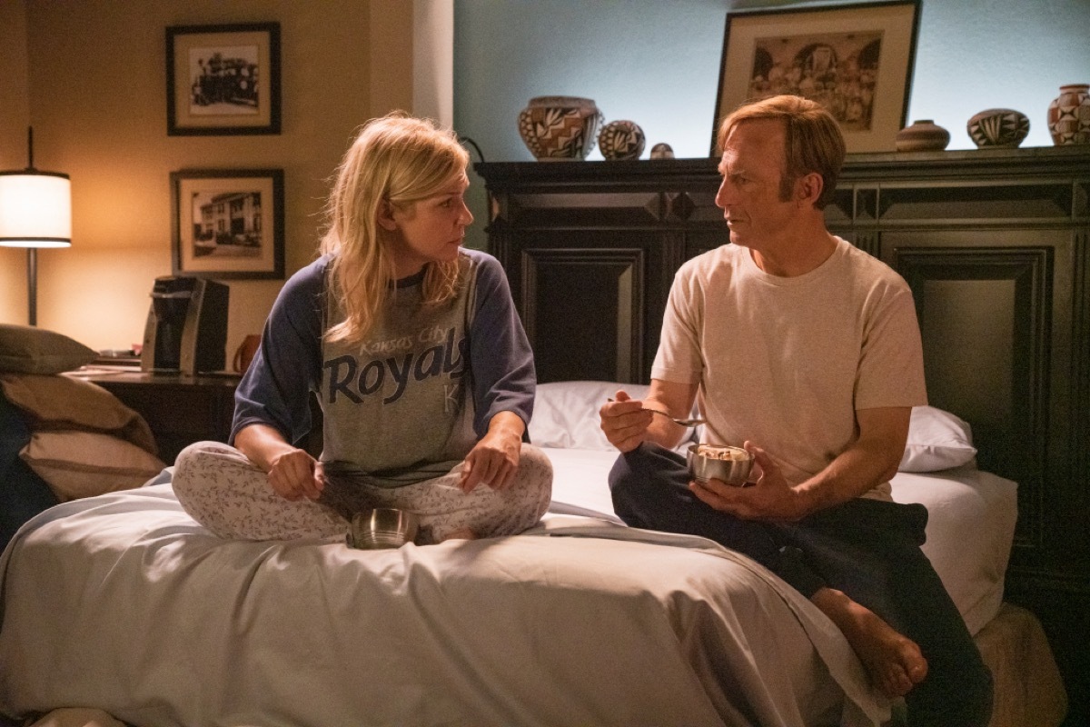Rhea Seehorn and Bob Odenkirk in Better Call Saul
