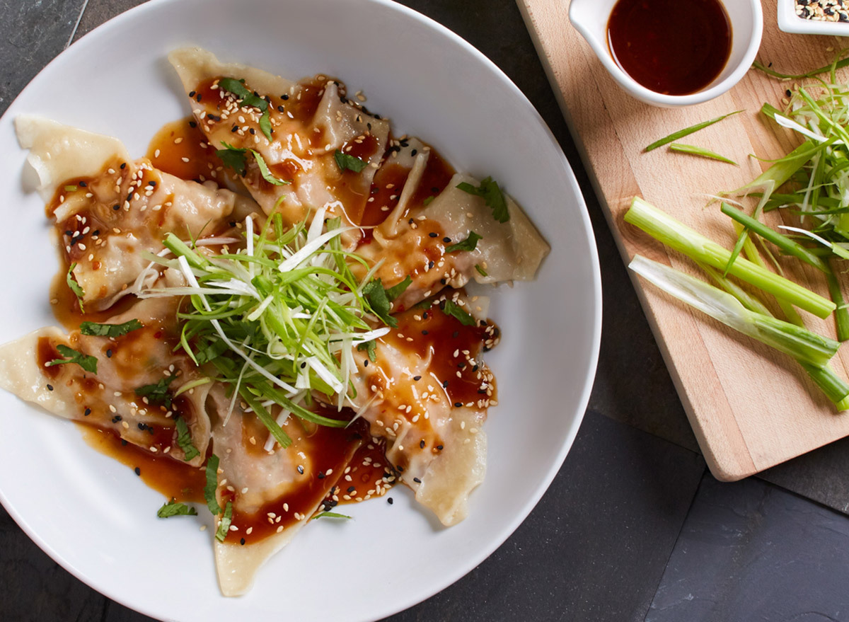 cpk szechwan chicken dumplings