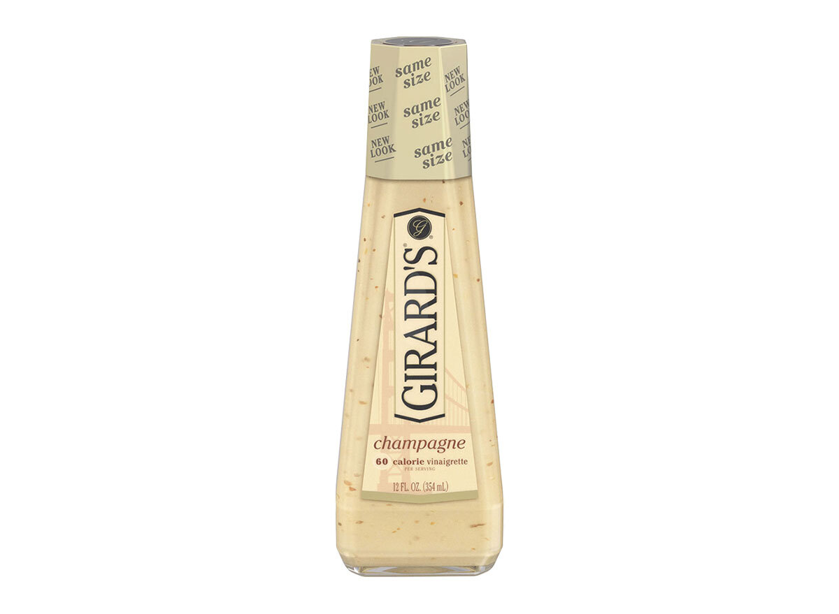 bottle of girards champagne vinaigrette salad dressing