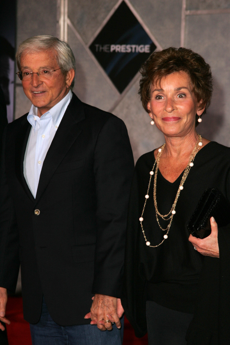 Jerry and Judy Sheindlin at the premiere of