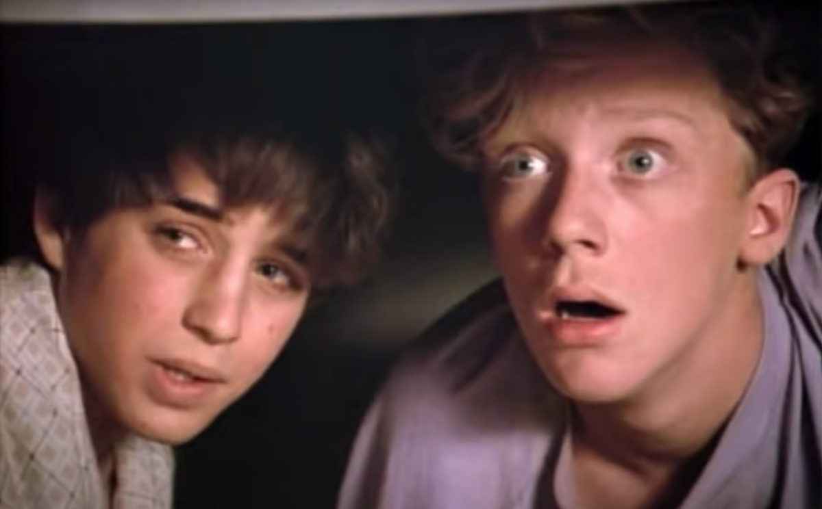 Ilan Mitchell-Smith and Anthony Michael Hall in