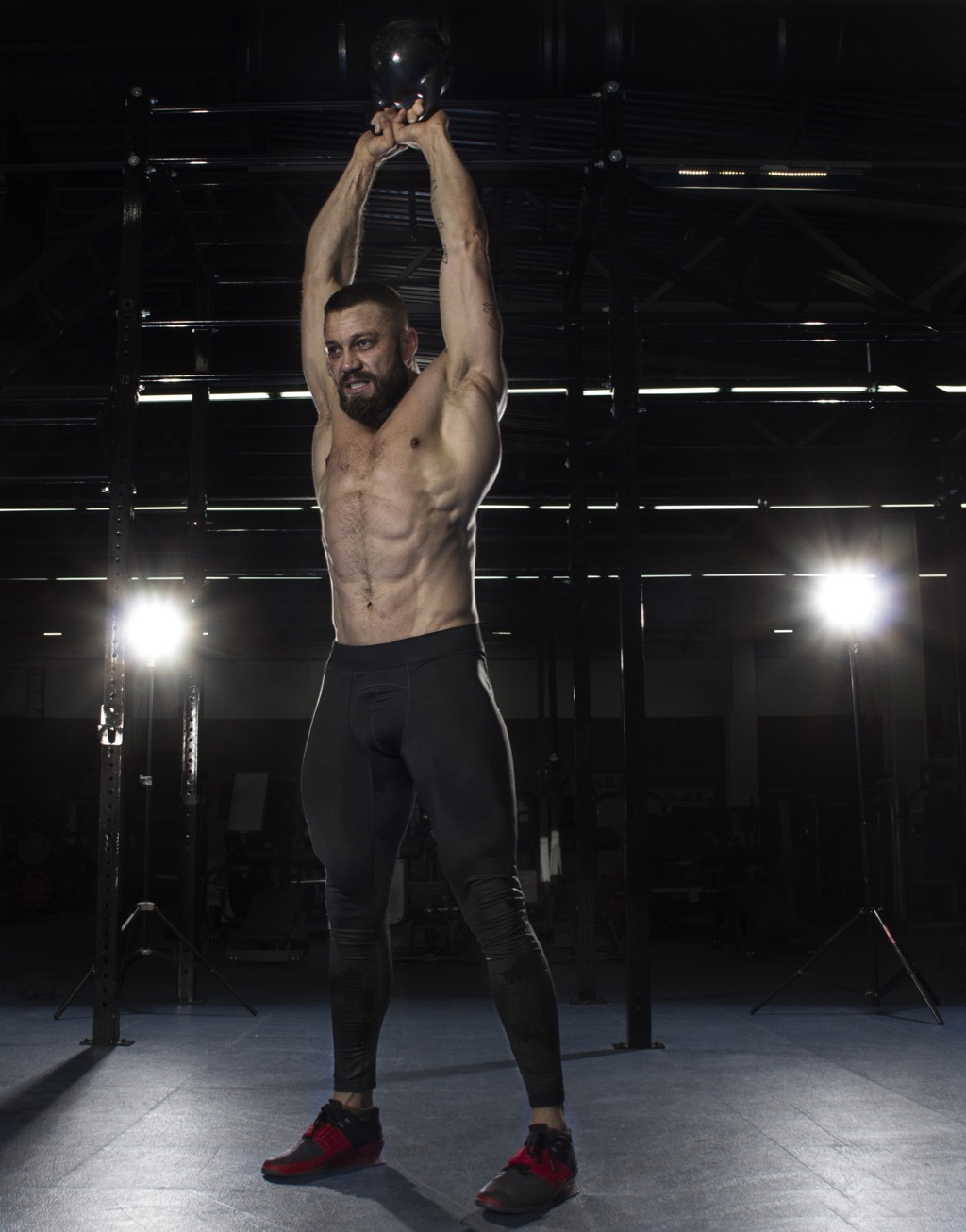 Total body workouts kettlebell swing exercise