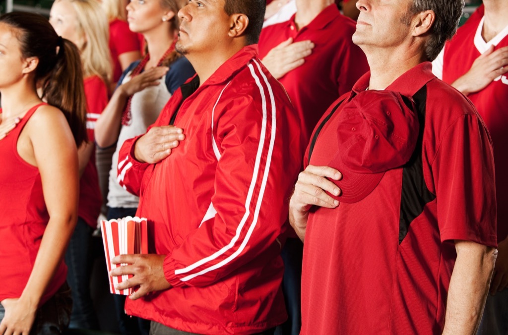 National Anthem, scandalous