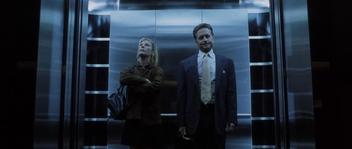 Michael Douglas and Deborah Kara Unger in The Game (1997)